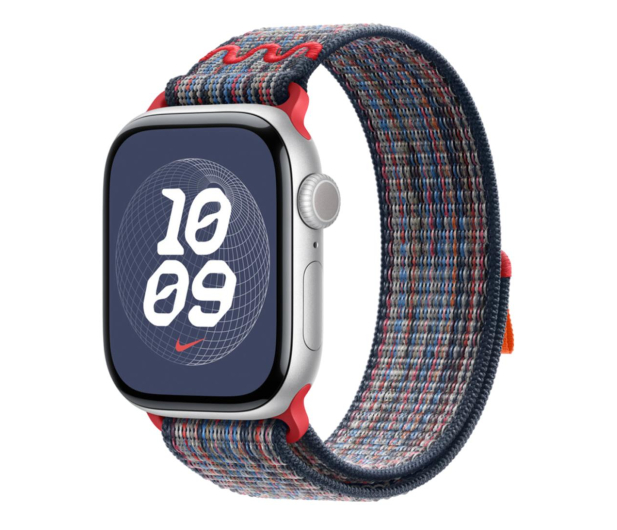 Apple Opaska sportowa Nike 44-49mm niebieski/czerwony - 1284414 - zdjęcie 3
